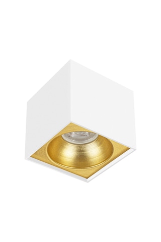 Spot Lamba Led 7W Kare Beyaz-Gold Duvar Aydınlatma Armatür