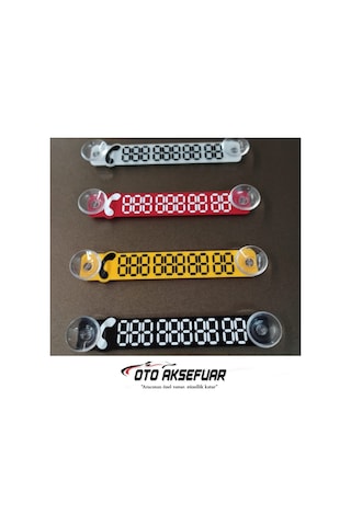 Araç Park Tel - Numaratör - Parkmatik - Renkli