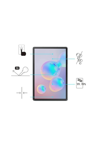 Ally Sm Galaxy Tab S8 - S7 Tempered Kırılmaz Cam Ekran Koruyucu- 5775