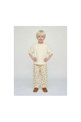 Laciel Prs Bear Balloon Pantolon Krem Krem