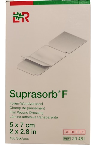 Lohmann Rauscher Suprasorb F Şeffaf Film Yara Örtüsü 5 x 7 CM
