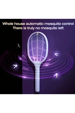 Boatshop1 Yaıawısu Usb Şarjlı Sivrisinek Öldürücü White Düz Öldürme Bölgeli Kompakt Böcek Katili 500mah Pil Usb Şarj Ev Ofis Seyahat İçin