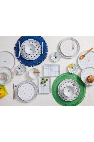 Porland Effloresce 30 Parça Kahvaltı Seti Beyaz
