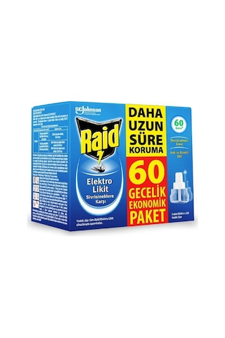 Raid Elektro Likit Yedek Şişe 30 Gece 2'li