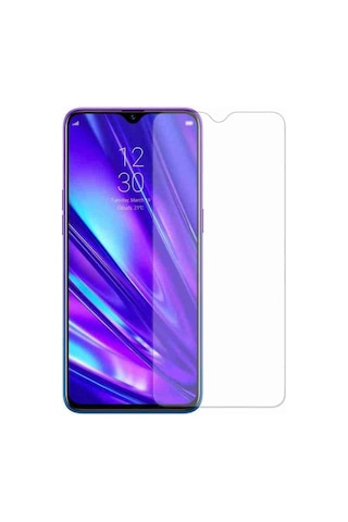 Realme 5 Pro İle Uyumlu Ekran Koruyucu Şeffaf Temperli Kırılmaz Cam Ekran Koruyucu
