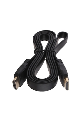 1.5 Metre Hdmi Kablo Yassı Flat 1.4V Siyah