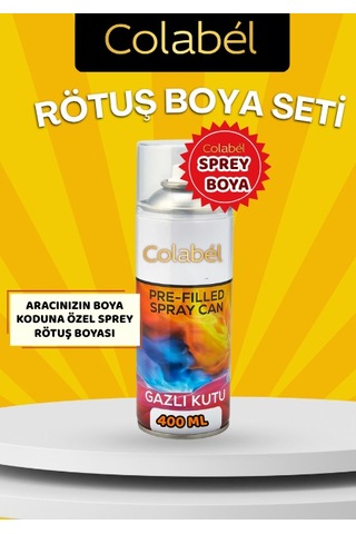 Aracınızın Renk Koduna Özel Sprey Rötuş Boya Seti
