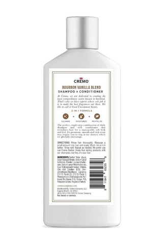 Cremo 2 in 1 Bourbon Vanilla Şampuan 473 ML