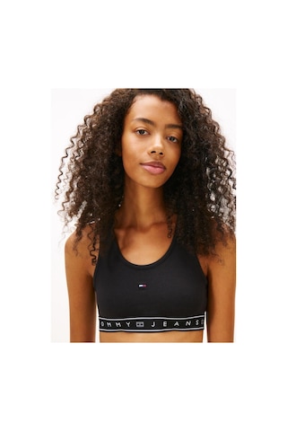 Tommy Hilfiger Kadın Tjw Sp Crop Tape Bralet-13147 Siyah