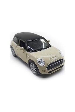 Welly 1 38 Mini Cooper New Mini Hatch Çek Bırak Model Araba Krem