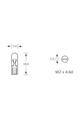 Tas 12 V 1.2 W 10 Adet Halojen Dipsiz T5 Ampul  Açık Sarı
