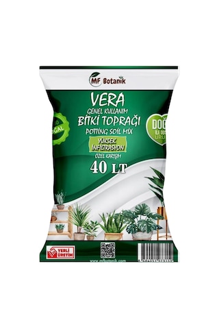 Mf Botanik Vera Ithal Torf Cocopeat Özel Karışım Saksı Harcı Bitki Toprağı 40 Litre Diğer