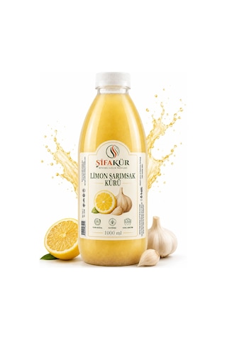 Limon Sarımsak Kürü 1000 ml 60 Gün Dinlendirilmiş