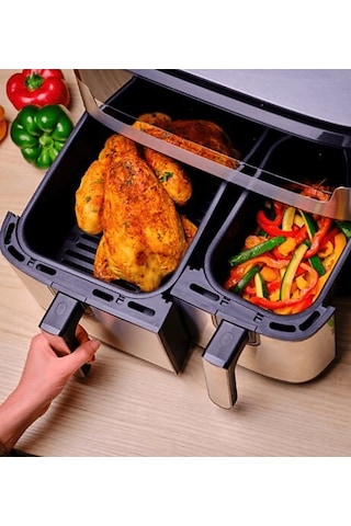 Tefal EY905D Easy Fry & Grill Dual 8.3 L Yağsız Fritöz