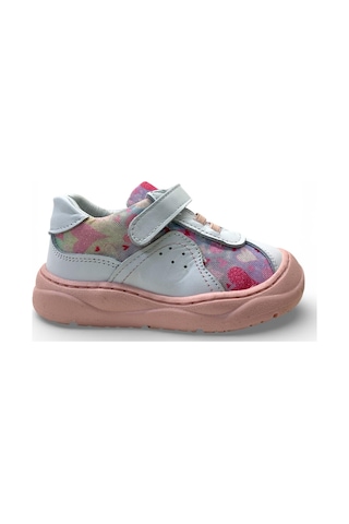 Tuğba Ortopedi 113 Bebek Deri Sneaker Beyaz/pembe