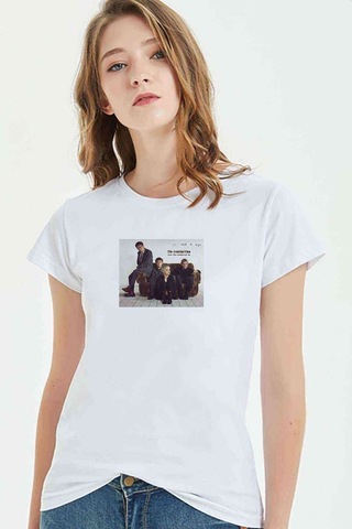 The Cranberries Baskılı Beyaz Kadın Tshirt