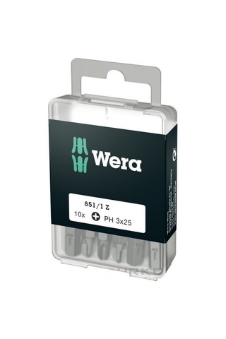 Wera 851/1 Z Yıldız Bits Uç 25mm Ph3 10 Adet 05072402001