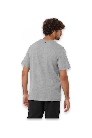 Salomon Lc2218800 Running Graphic Ss Tee M Gri Erkek T-shirt