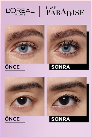 L'Oreal Paris Lash Paradise Intense Maskara Black Ekstra Siyah