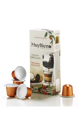Muybieno Premium Kapsül Kahve Nespresso Uyumlu 10 Lu Kapsül Kahve