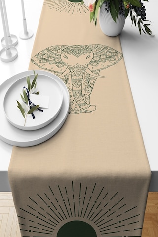 Belle Benoit Baskılı Amerikan Servisi Runner 140x40 Cm Desen34