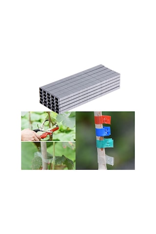 Hfambition Metal Bitki Bağlama Çivi 604c Modeli - Bahçe Sebze Ağacı Bağlama Aleti 10000 Adet Gümüş