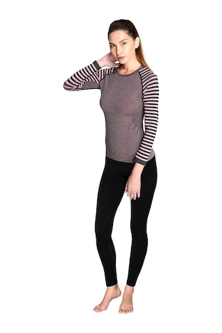 Thermoform Ultimate Merino Kadın Seamless Termal Uzun Kollu İçlik Seti Pembe Çok Renkli