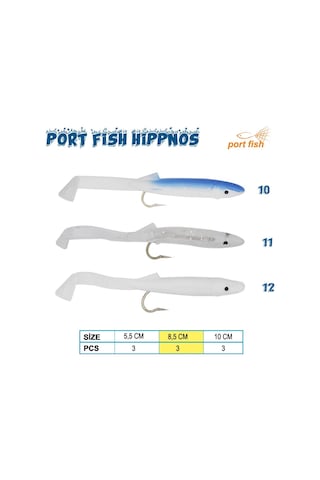 Portfish Hippnos 8,5cm Raglou Silikon Yem