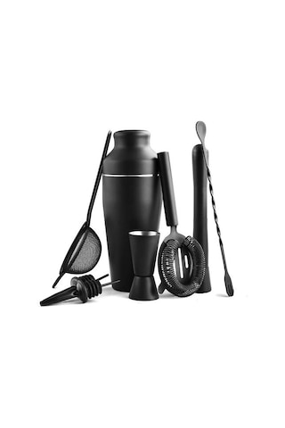 Paslanmaz Çelik Çubuk Aletleri İle Barmen Kiti Çalkalayıcı Kokteyl Seti Seti