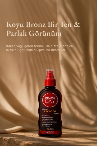 Beach Day Kakao Yağı Özlü Bronzlaştırıcı Sprey 150 ML