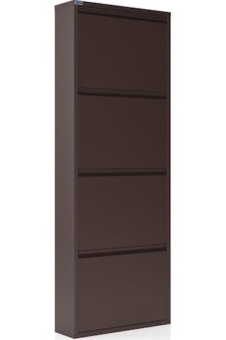 Ceha 4'lü Metal Ayakkabılık - Kahverengi K.AYK-4 /AB8317 Kahverengi