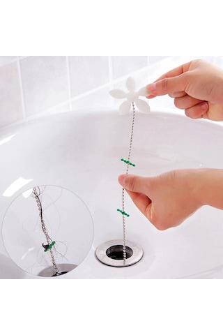Pratik Banyo Küvet Lavabo Gideri Tıkanma Önleyici Plastik Aparat 5468 Çok Renkli