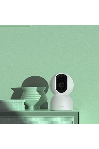 Xiaomi Akıllı Kamera C400, 1440p Wifi Kamera, Bebek Monitörü, İç Mekan Kamerası, Evcil Hayvan Kamerası, Gece Görüşü, 360 Dönen Başlık, Beyaz