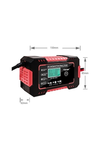 Novahub Akıllı 12v 6a Araç Akü Şarj Cihazı - Agm/gel/sla Şarj Ve Desülfürizasyon Özellikli, Desülfürizasyonlu