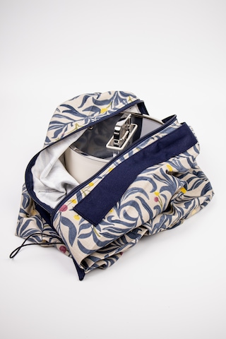 Fabric Craft Bag Yemek Taşıma Çantası Duck Kumaş Katlanabilir Büyük Boy Mutfak Taşıma Çantası Gri - Lacivert
