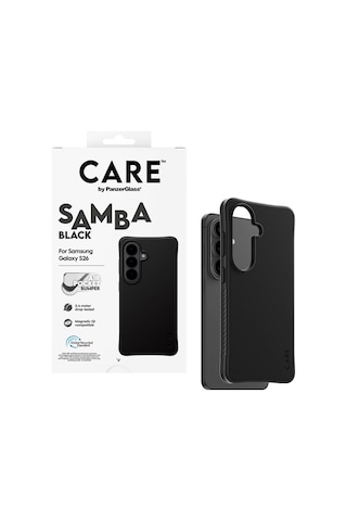 Care By Panzerglass Samba Qi Samsung Uyumlu Galaxy S26 Siyah Kılıf