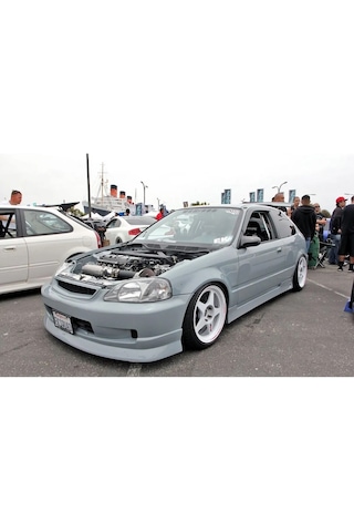 Honda Civic İes S2000 Ön Ek Mat Siyah Plastik Karlık 1999-2001