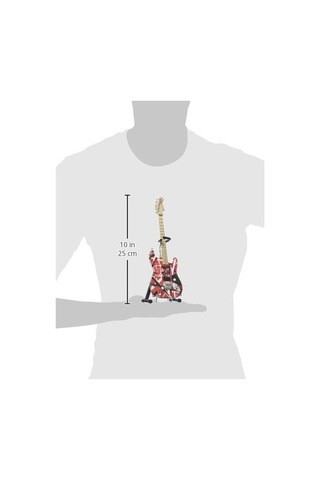 Evh Minature Guitars Evh Frankenstein Mini Replika Gitar Van Halen Evh001 , Kırmızı Ve Beyaz, Kırmızı/beyaz