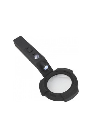 Premium -7 Led Okuma Büyüteç Th-600557 Aydınlatma,fener,pusula,4x Pratik Mercek