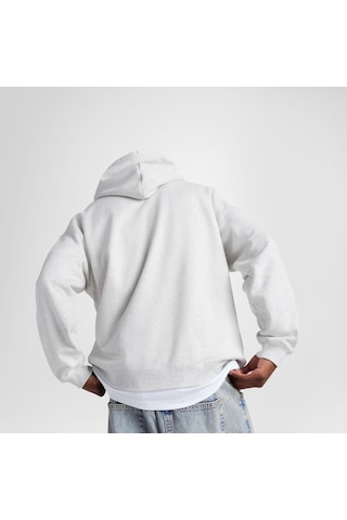 Converse Classic Erkek Fermuarlı Gri Hoodie