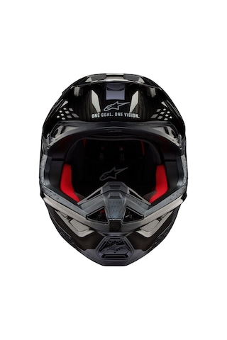 Alpinestars Supertech M10 Off-road Kaskı Siyah Beyaz Siyah - Beyaz