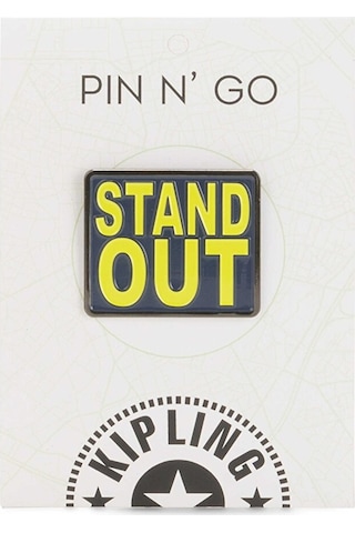 Kıplıng Stand Out Pin Rozet Baskılı Mıx Col Ss20 Baskılı Çok Renkli