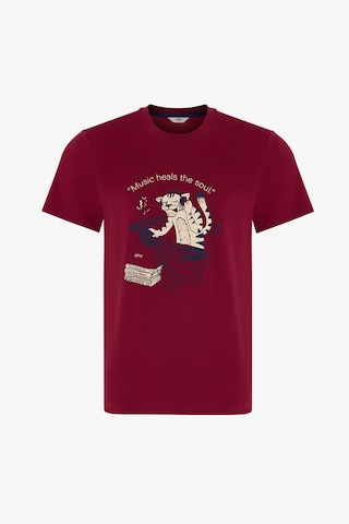 Penti Erkek Retro Groove Çizgili Pantolon Kısa Kollu Pijama Takımı Çok Renkli
