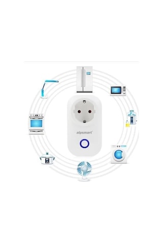 Alpsmart As816eu Akıllı Wifi Priz - Zaman Ayarlı 16a 55894706