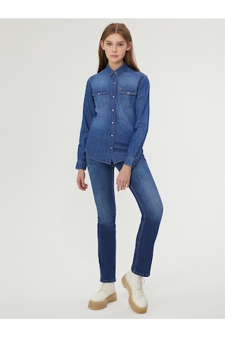 Lf2028581 Cady Loft Kadın Jean Pantolon Jayla Mıd Wash