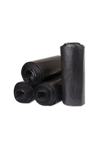 Kalın Çöp Torbası 10'lu Boy 500 Gr X 1 Rulo Siyah Çöp Poşeti 80x110 Cm