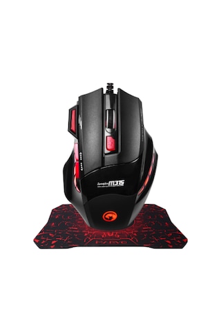 Işıklı Oyuncu Mouse Ve Mousepad Seti Ergonomik Tasarım Ve Rgb Aydınlatma Diğer