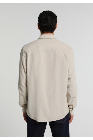 Colin's Colins Regular Fit Shirt Neck Düz Erkek Taş Uzun Kol Gömlek Cl1081843 Q1.v1 Stn