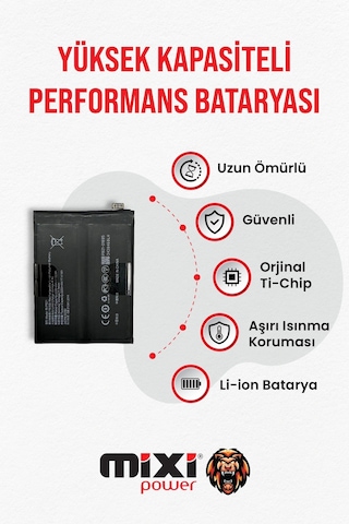 Oneplus 9 Uyumlu Tam Kapasite Batarya