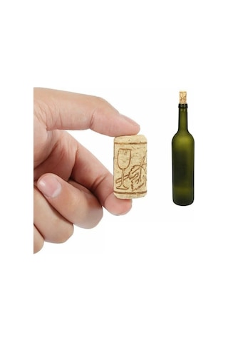 400 Adet Şişe Mantarı Doğal Mantar Tıpa Mantar Tıpası.şarap Mntrı